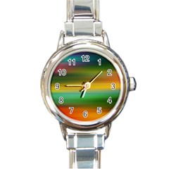 Art Blur Wallpaper Artistically Round Italian Charm Watch by Sapixe