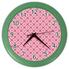 Digital Art Art Artwork Abstract Color Wall Clock by Sapixe