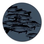 Carp fish Round Mousepads