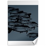 Carp fish Canvas 12  x 18 