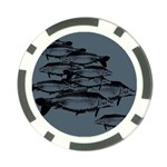 Carp fish Poker Chip Card Guard