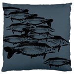 Carp fish Standard Flano Cushion Case (One Side)