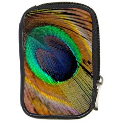 Bird Feather Background Nature Compact Camera Leather Case by Sapixe