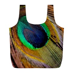 Bird Feather Background Nature Full Print Recycle Bag (l) by Sapixe