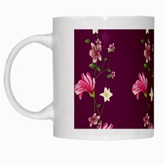 New Motif Design Textile New Design White Mugs