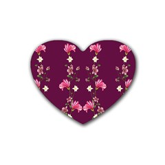 New Motif Design Textile New Design Heart Coaster (4 Pack)  by Sapixe