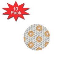 Stamping Pattern Fashion Background 1  Mini Buttons (10 Pack)  by Sapixe