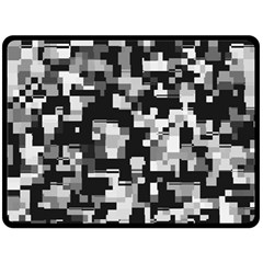 Noise Texture Graphics Generated Double Sided Fleece Blanket (large)  by Sapixe