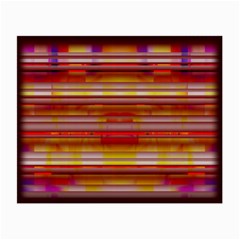 Abstract Stripes Color Game Small Glasses Cloth (2-side) by Sapixe