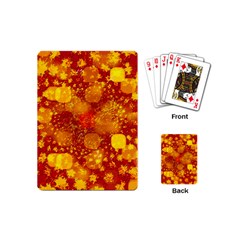 Christmas Star Advent Background Playing Cards (mini) by Sapixe