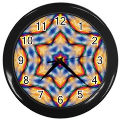 Pattern Abstract Background Art Wall Clock (black) by Sapixe