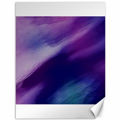 Purple Background Art Abstract Watercolor Canvas 12  X 16  by Sapixe