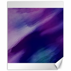 Purple Background Art Abstract Watercolor Canvas 16  X 20  by Sapixe
