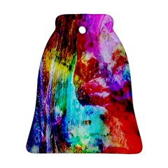 Background Art Abstract Watercolor Bell Ornament (two Sides) by Sapixe