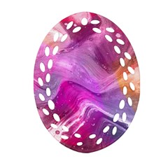 Background Art Abstract Watercolor Ornament (oval Filigree) by Sapixe