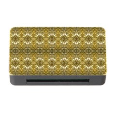 Golden Ornate Pattern Memory Card Reader With Cf