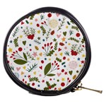 Floral Christmas pattern  Mini Makeup Bag