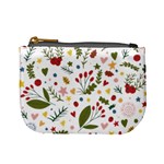 Floral Christmas pattern  Mini Coin Purse