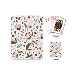 Floral Christmas pattern  Playing Cards (Mini)