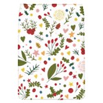 Floral Christmas pattern  Removable Flap Cover (S)