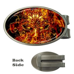 Vulcano Poster Artwork Money Clips (oval)  by dflcprintsclothing