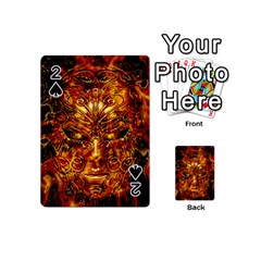 Vulcano Poster Artwork Playing Cards 54 (mini) by dflcprintsclothing