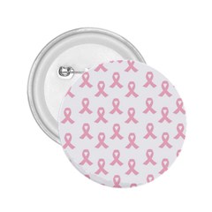 Pink Ribbon - Breast Cancer Awareness Month 2 25  Buttons by Valentinaart