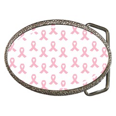 Pink Ribbon - Breast Cancer Awareness Month Belt Buckles by Valentinaart