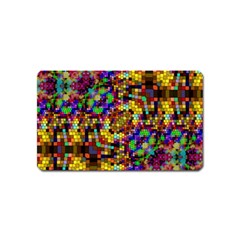 Color Mosaic Background Wall Magnet (name Card) by Sapixe