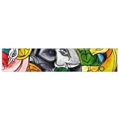 Graffiti The Art Of Spray Mural Small Flano Scarf by Sapixe