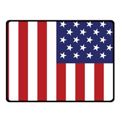 Us Flag Stars And Stripes Maga Fleece Blanket (small) by snek
