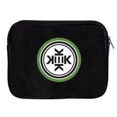 Official Logo Kekistan Circle Green And Black On Black Textured Background Apple Ipad 2/3/4 Zipper Cases by snek