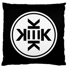 Official Logo Kekistan Circle Black And White Standard Flano Cushion Case (one Side) by snek