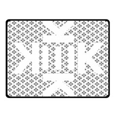 Logo Kek Pattern Black And White Kekistan Fleece Blanket (small) by snek