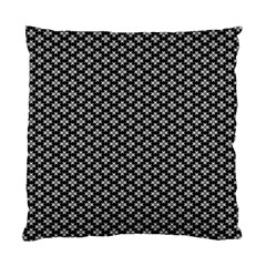 Logo Kek Pattern Black And White Kekistan Black Background Standard Cushion Case (one Side) by snek