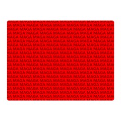 Maga Make America Great Again Usa Pattern Red Double Sided Flano Blanket (mini)  by snek