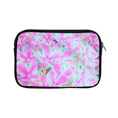 Hot Pink And White Peppermint Twist Flower Petals Apple Ipad Mini Zipper Cases by myrubiogarden