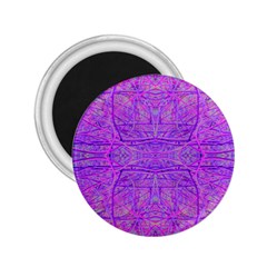 Hot Pink And Purple Abstract Branch Pattern 2 25  Magnets by myrubiogarden