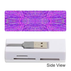 Hot Pink And Purple Abstract Branch Pattern Memory Card Reader (stick) by myrubiogarden