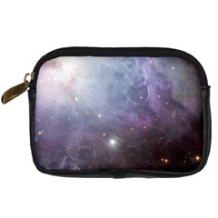 Orion Nebula Pastel Violet Purple Turquoise Blue Star Formation  Digital Camera Leather Case by genx