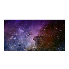 Carina Nebula Ngc 3372 The Grand Nebula Pink Purple And Blue With Shiny Stars Astronomy Satin Wrap