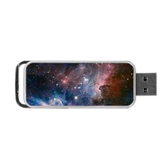 Carina Nebula Ngc 3372 The Grand Nebula Pink Purple And Blue With Shiny Stars Astronomy Portable Usb Flash (one Side)