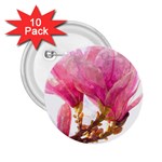 Wild Magnolia flower 2.25  Buttons (10 pack) 
