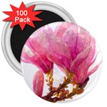 Wild Magnolia flower 3  Magnets (100 pack)