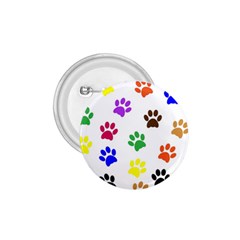 Pawprints Paw Prints Paw Animal 1 75  Buttons by Wegoenart