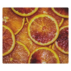 Blood Orange Fruit Citrus Fruits Double Sided Flano Blanket (small)  by Wegoenart