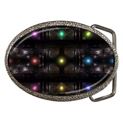 Abstract Sphere Box Space Hyper Belt Buckles by Simbadda