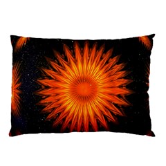 Christmas Card Ball Pillow Case by Wegoenart