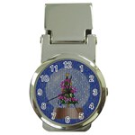 Christmas  Snow Money Clip Watches