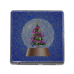 Christmas  Snow Memory Card Reader (square 5 Slot) by Wegoenart